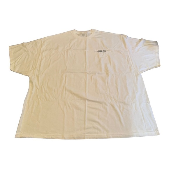 PUBLISH white logo shirt sleeve tshirt - Picture 2 of 10